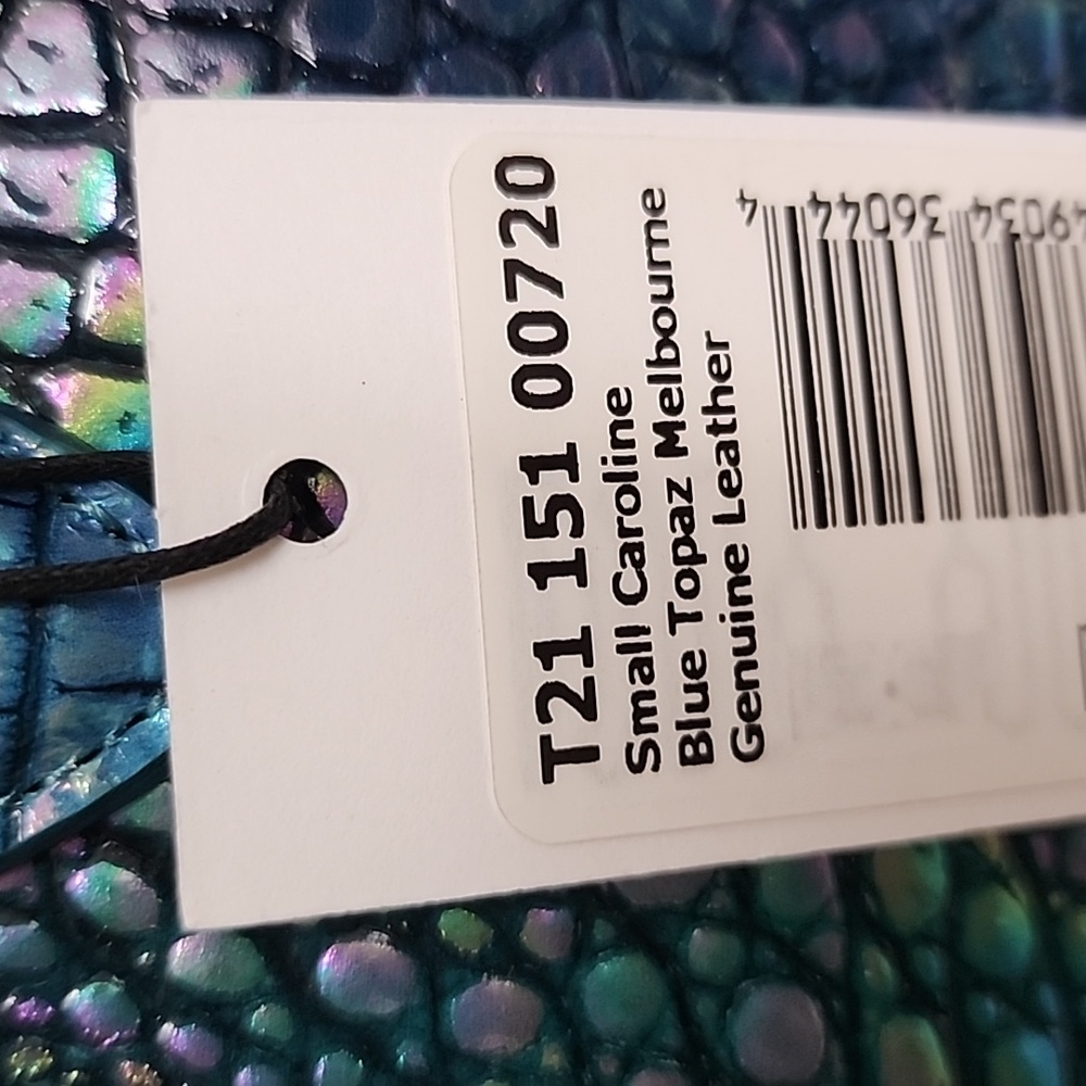 π₯³πHOST PICK!ππ₯³ ππ₯³ BRAHMIN Blue Topaz Small Caroline Satchel & Wallet π₯³π - Picture 14 of 14